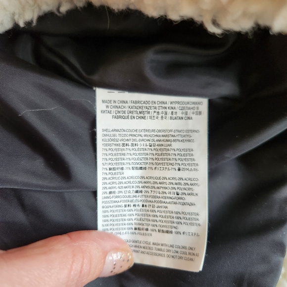 Vans Womens Snow Out Bone White Jacket Size XS-S - Picture 14 of 14